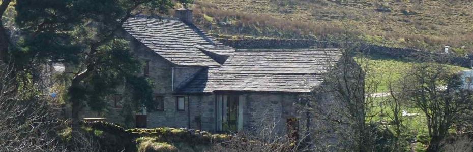 Outside Keld Bunk barn in the Yorkshire Dales